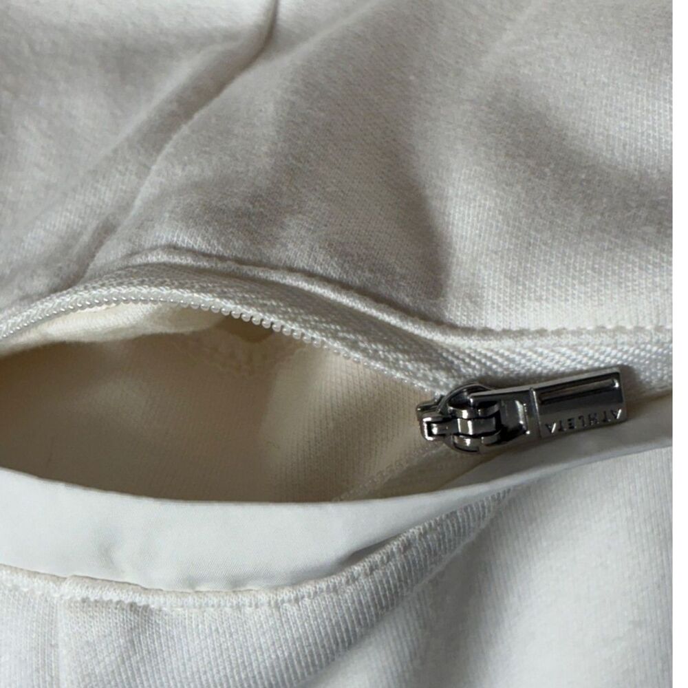 Athleta Triumph Hybrid Wide Leg Crop Pants 1X Plus Size White Magnolia Yoga - Picture 5 of 11
